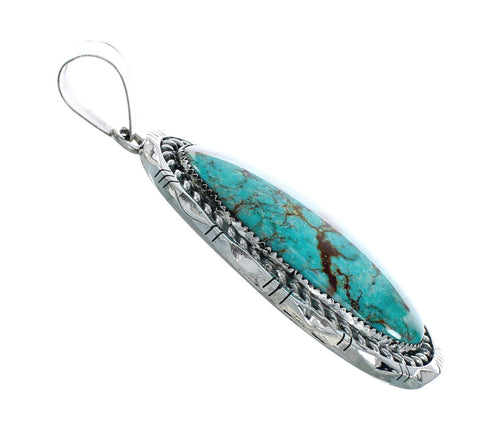 Navajo Native American Turquoise Sterling Silver Pendant NN20066